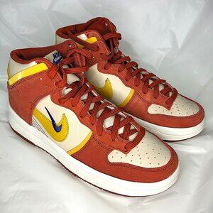 Nike Women's Dunk High Up Cinnabar/Yellow Ochre-Lapis  12W/10.5M